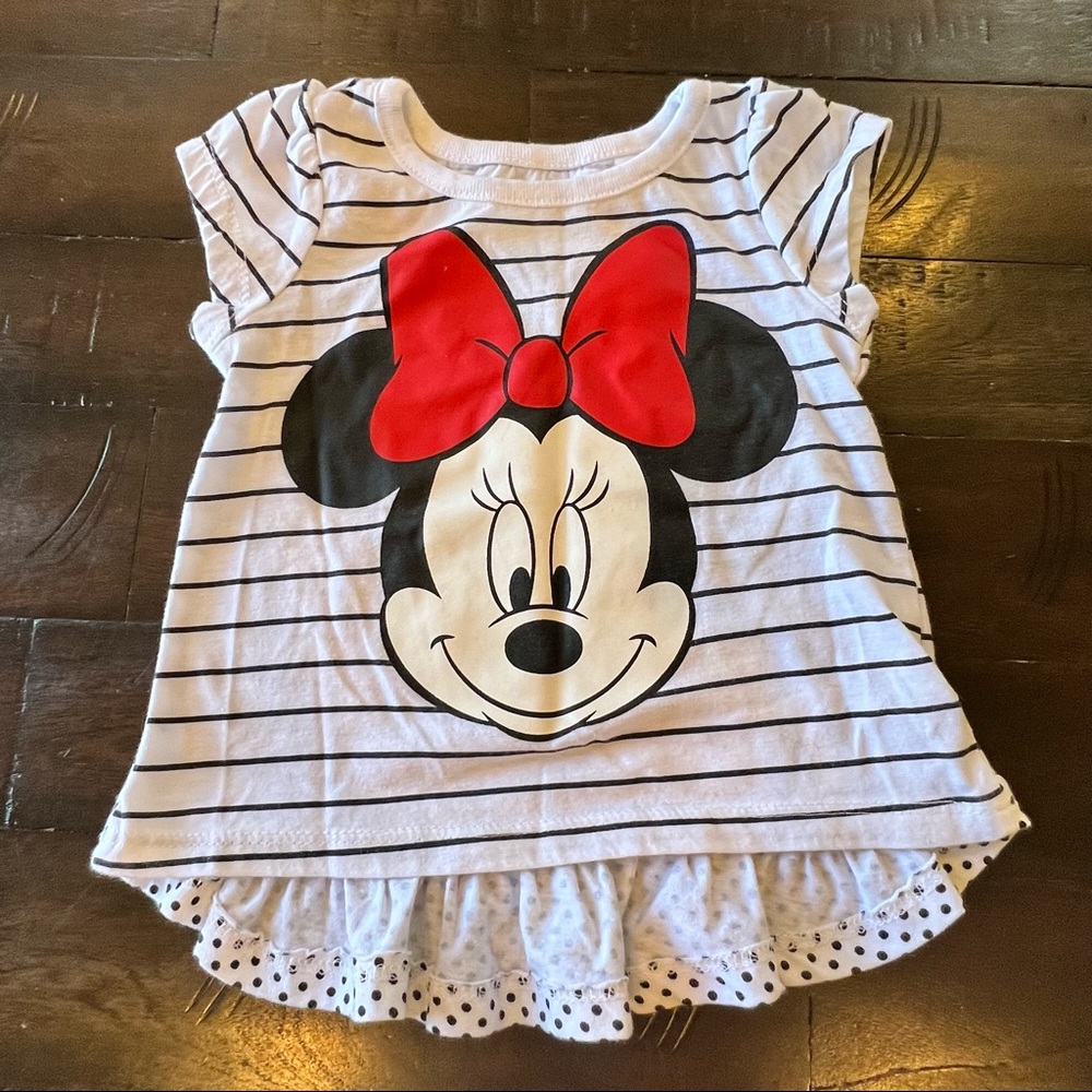 Disney Baby Minnie Mouse Stripped Shirt